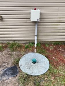grinder pump exterior